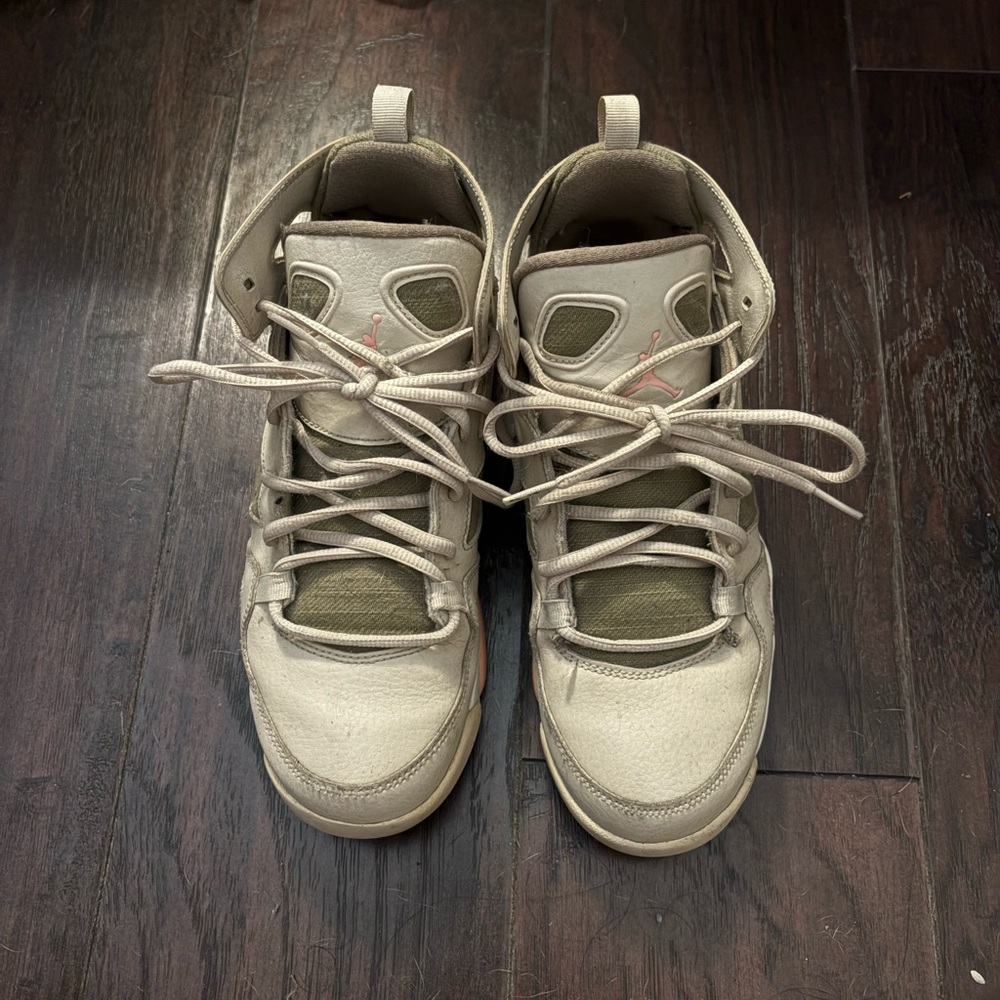 Jordan Khaki and Olive Sneakers